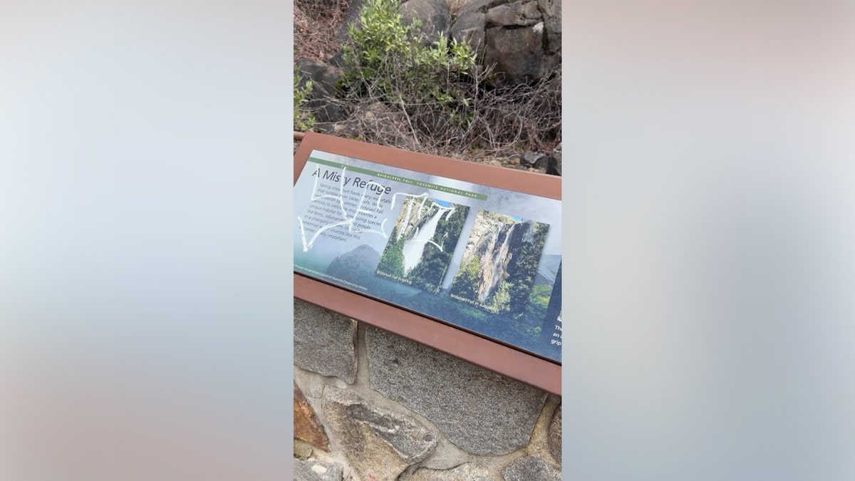 Graffiti su un cartello