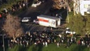 Driver appears to ram U-Haul truck through crowd during Iran protest in Los Angeles