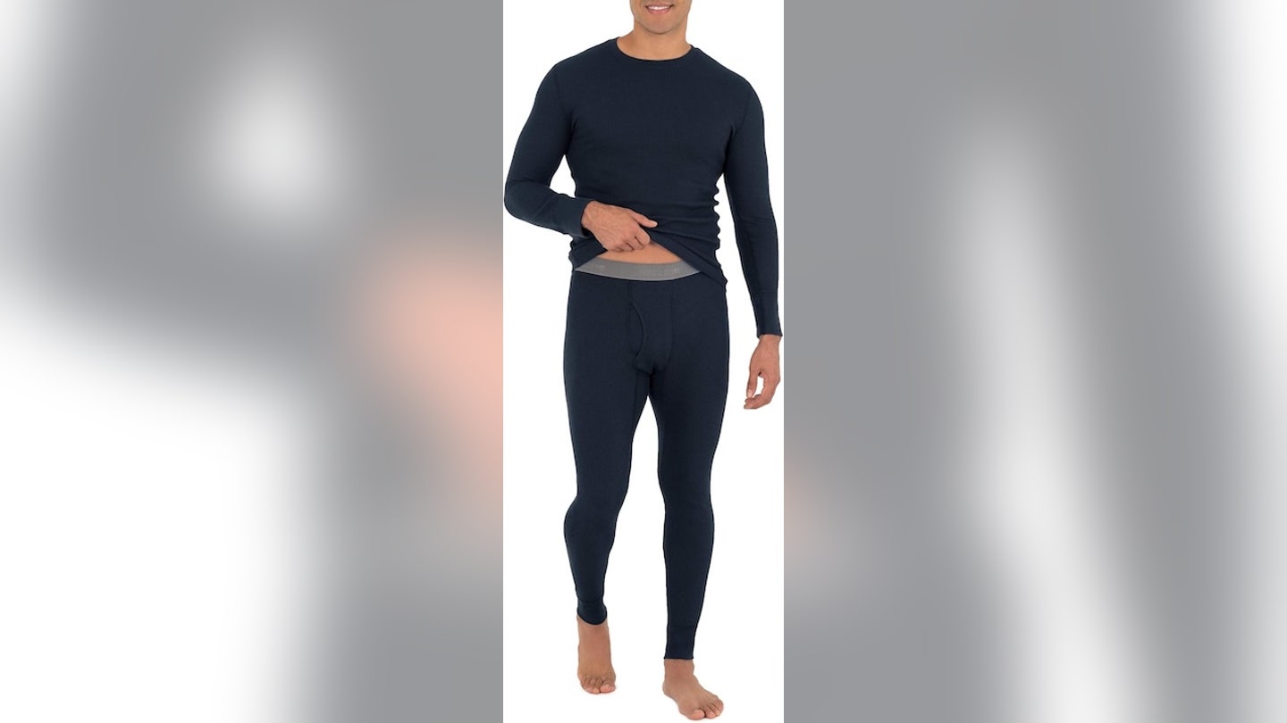 Fruit of the Loom Men's Waffle Thermal Underwear Set
