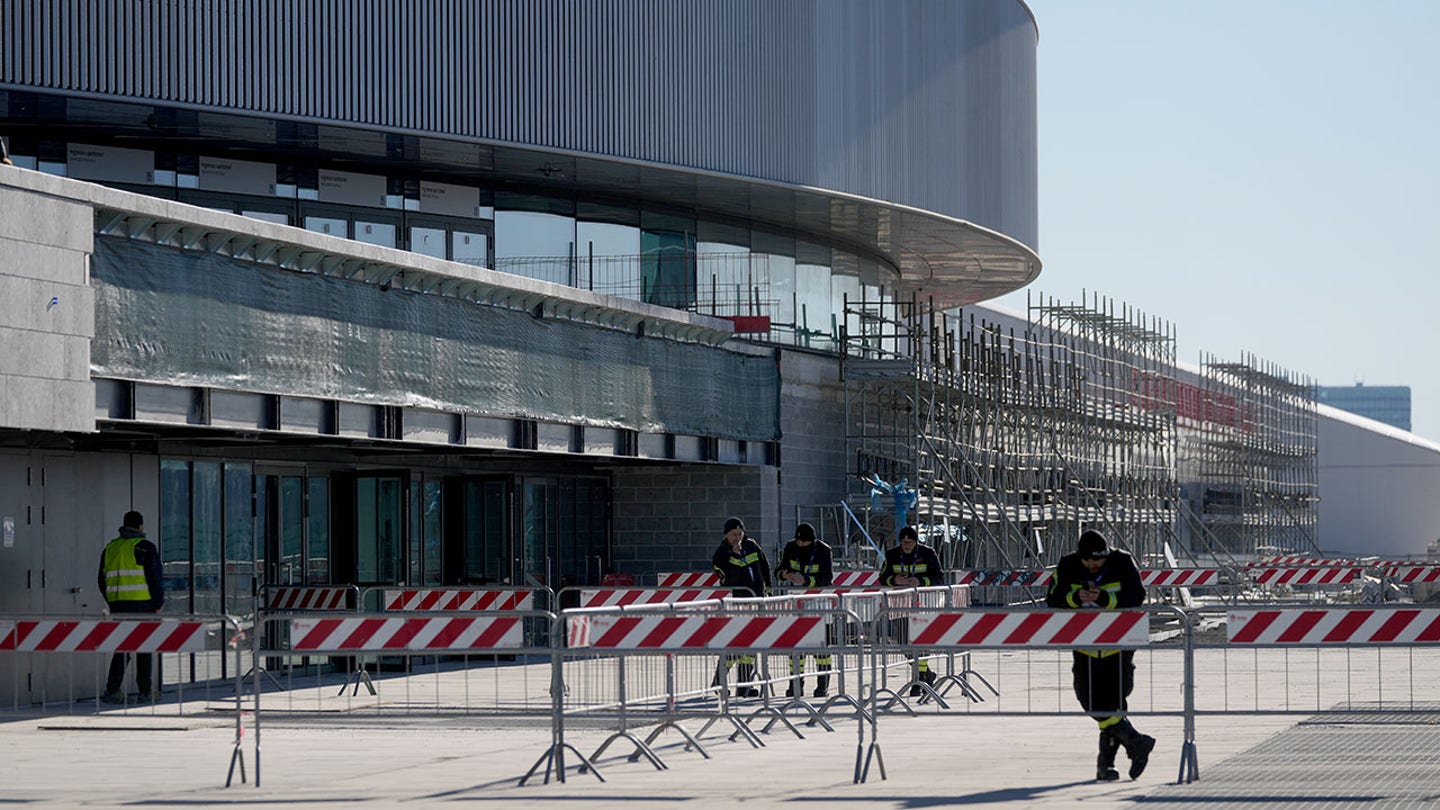 NHL fans mock Italy's Olympic hockey arena for tiny jumbotron amid mounting criticism