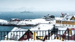 Greenland and military ship