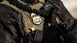 Federal agent with a badge