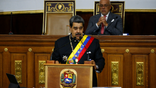 Venezuela's President Maduro gives state of the nation address, in Caracas