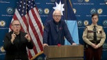 Gov. Tim Walz speaks during a new conference after a deadly ICE-involved shooting, Wednesday, Jan. 7, 2026, in Minneapolis.