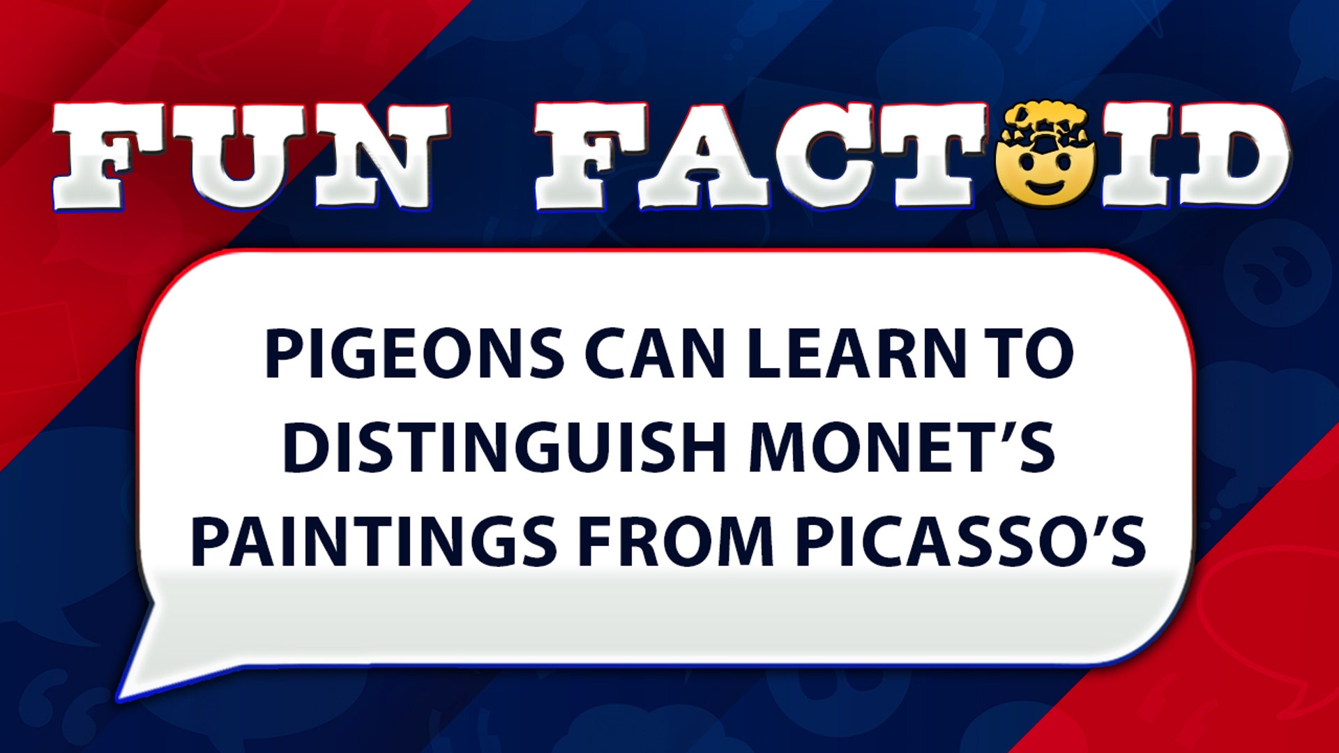 Pigeons can learn to distinguish Monet’s paintings from Picasso’s