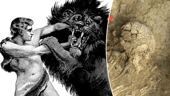 Archaeologists stunned by ancient skeleton showing man's survival after lion attack - Fox News