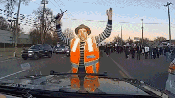 Video shows what really happened to man social media claimed was hit by car - Fox News