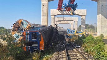Passenger train derails after construction crane collapse in Thailand, killing 22 - Fox News