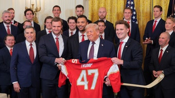 Trump flashes championship ring as Panthers celebrate Stanley Cup repeat at White House - Fox News