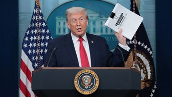 Trump appears at White House briefing one year since inauguration