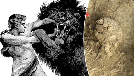 Ancient man survived brutal lion attack, suffered lifelong damage, archaeologists discover