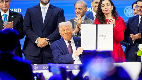 Trump and world leaders sign Gaza Board of Peace charter