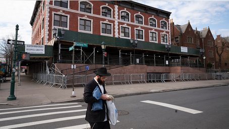 Police investigating possible hate crime after driver repeatedly rams car into synagogue  