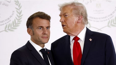 Trump keeps Macron under spotlight as Greenland talks grind forward from Davos
