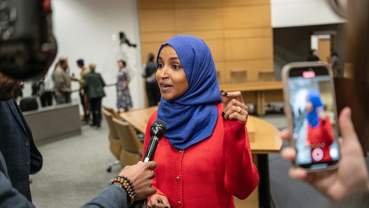 Omar under fire after profane attack on America during migrant policy speech - Fox News