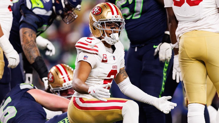 Sam Darnold on getting FIRST playoff win 💪 Credits Defense in Seahawks' blowout victory over 49ers