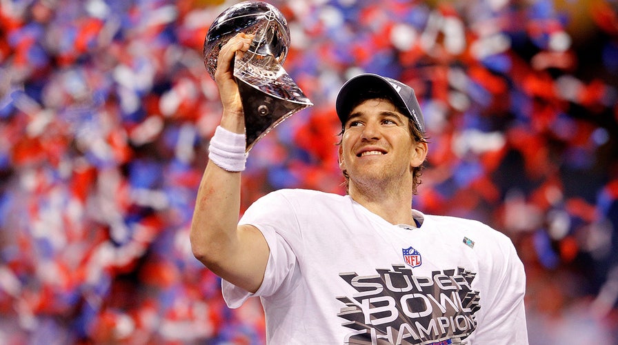 Eli Manning discusses upcoming role as official for girls' flag football game