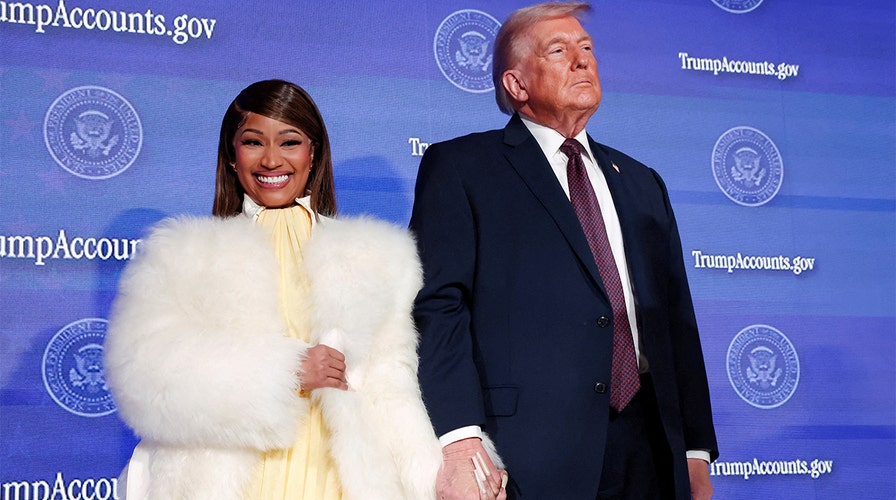 Nicki Minaj joins President Trump on stage in DC