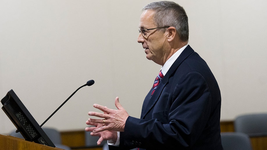 Utah County Attorney Jeff Gray during the Tyler Robinson trail for the assassination of Charlie Kirk