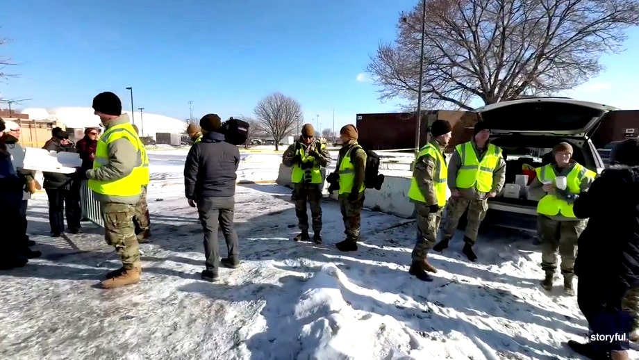 National Guard troops in Minnesota bring coffee, donuts for anti-ICE protesters