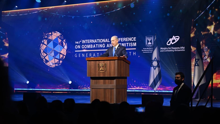 Netanyahu sounds alarm on antisemitism at Holocaust Remembrance Day gathering