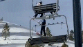 Girl, 12, dangles from ski chairlift in California before crashing to ground in terrifying video - Fox News