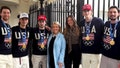 Karoline Leavitt's White House photo with Team USA hockey stars ignites online fury over MAGA hat - Fox News