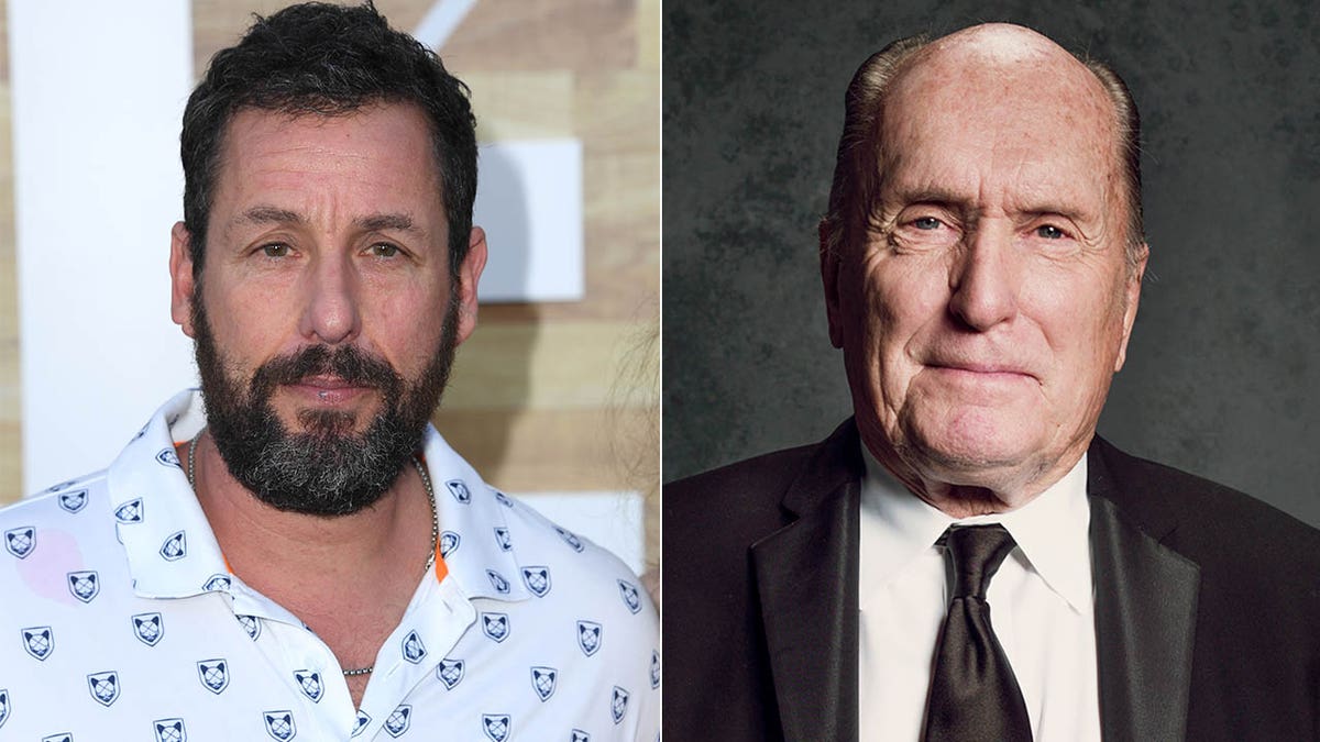 A split of Adam Sandler and Robert Duvall