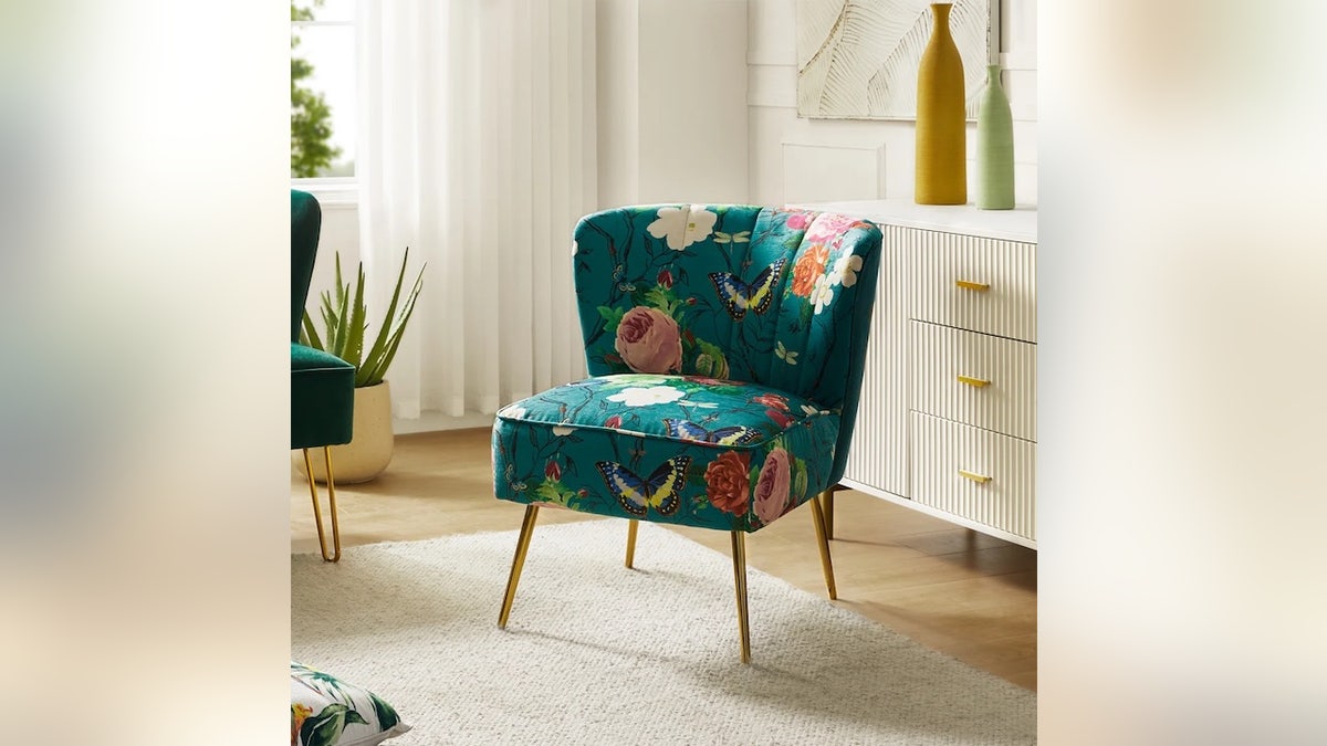 Add a pop of color to your living room.