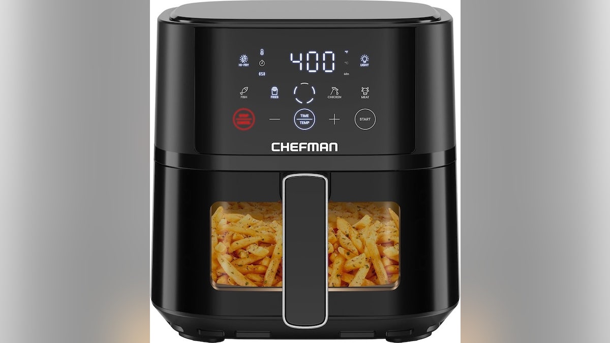 This air fryer has a viewing window to keep an eye on your cooking.
