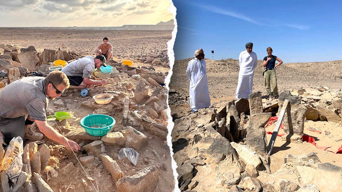 Archaeologists working at site in Oman