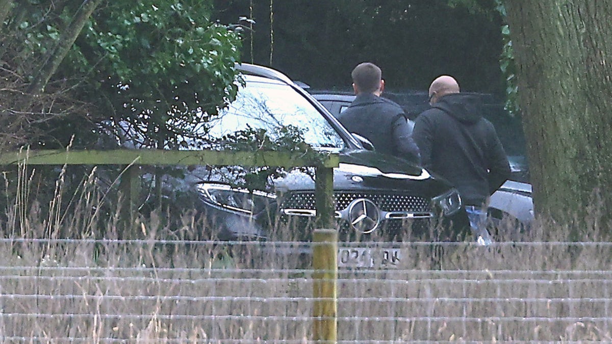 A view of the exterior of a vehicle in Sandringham, Norfolk, as Andrew Mountbatten-Windsor is arrested
