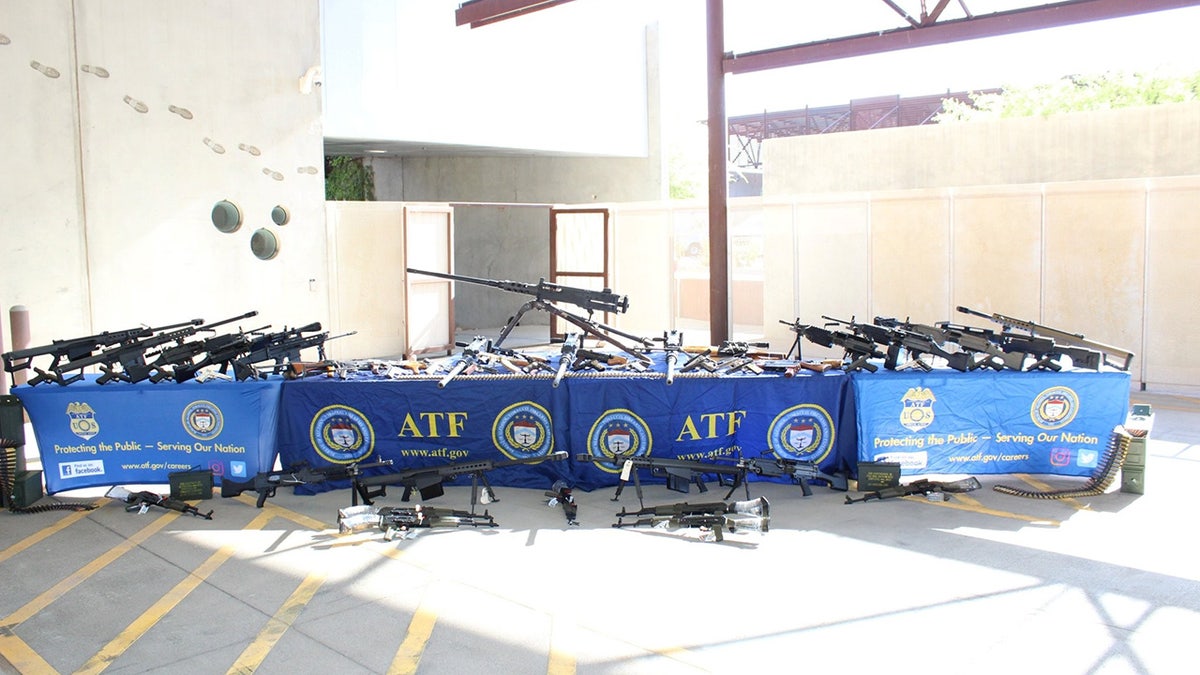 Armas de fogo apreendidas na ATF Arizona