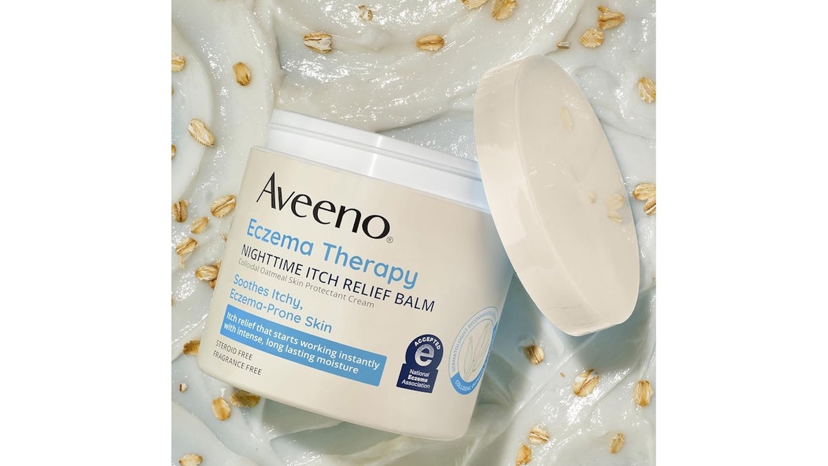 Treating itchy skin at night.