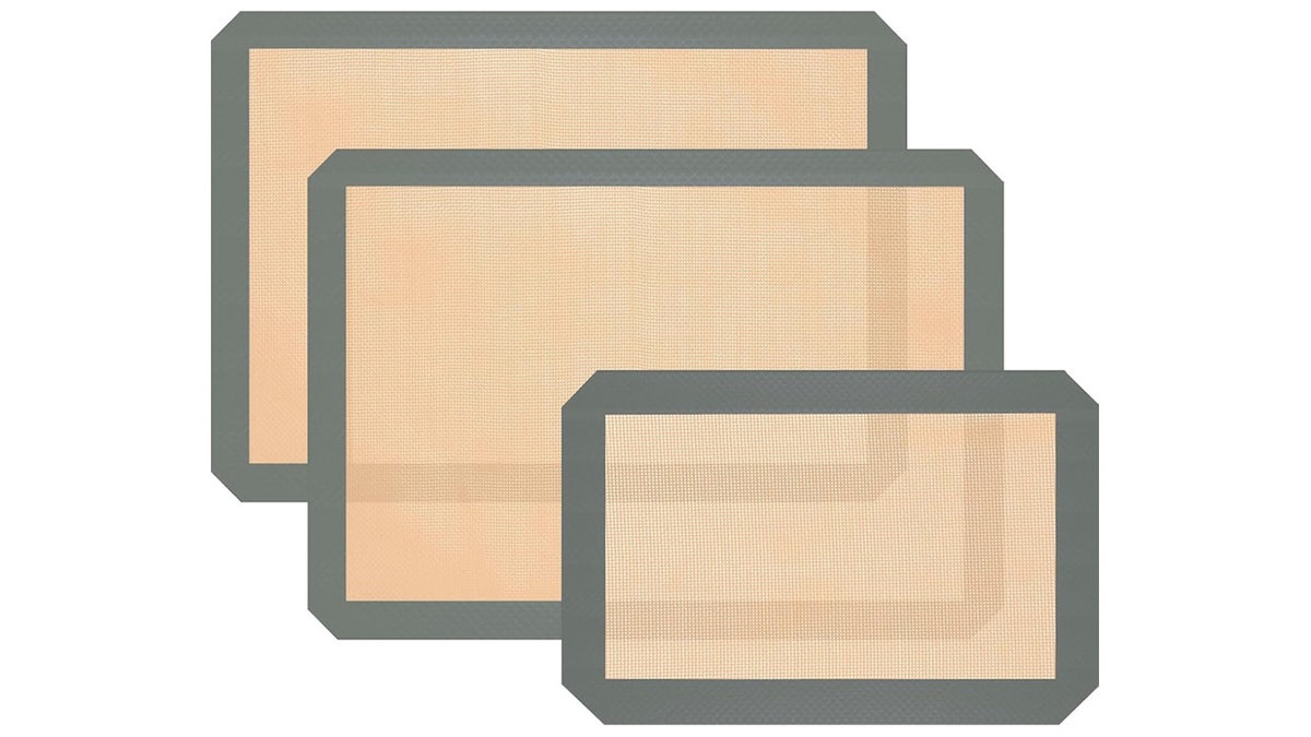 Use these reusable silicone mats in place of parchment paper.
