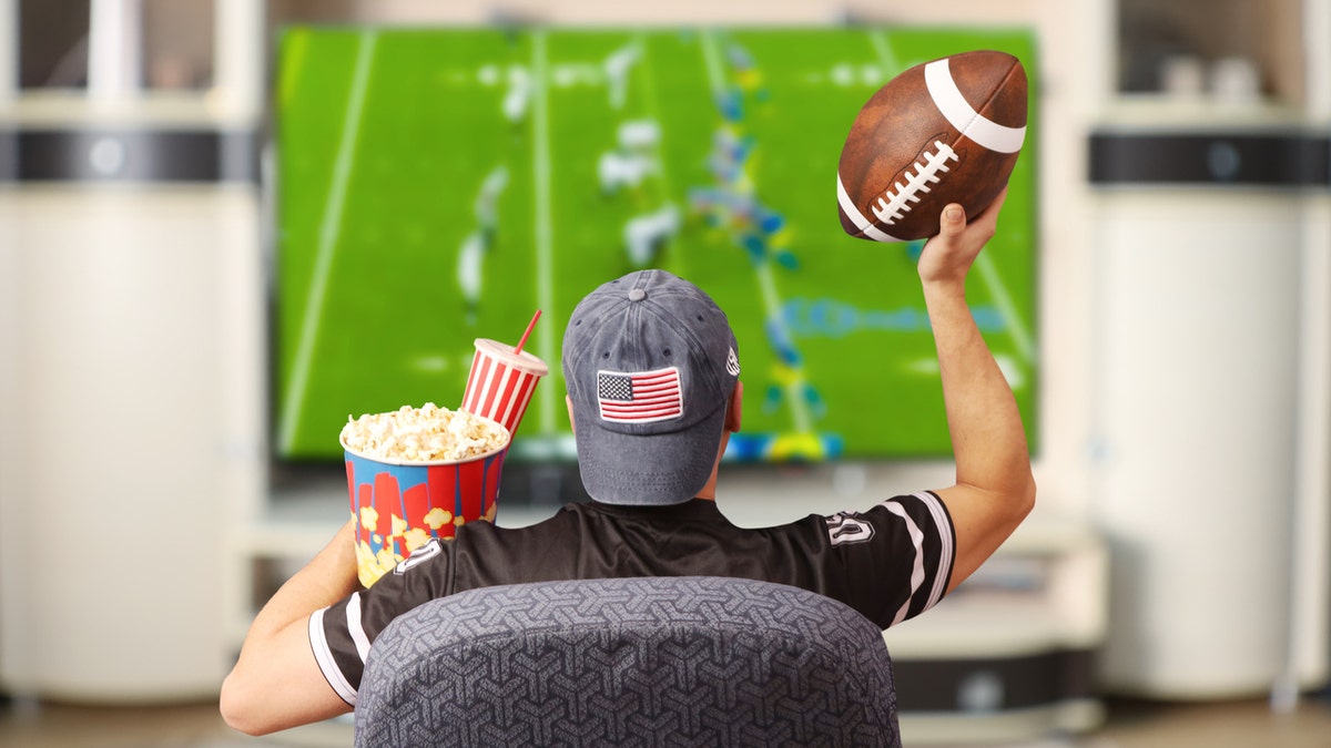 Watch the big game on a shiny new TV screen. 
