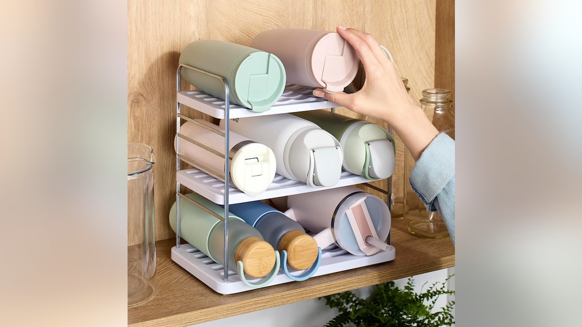 A storage rack that can handle your bottle collection.