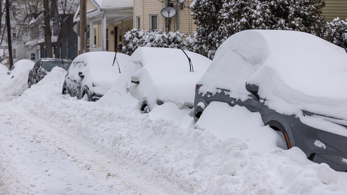It took hours for Boston residents to dig out their cars.