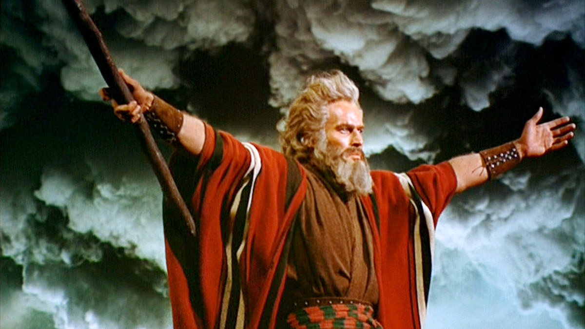Charlton Heston in "The Ten Commandments"