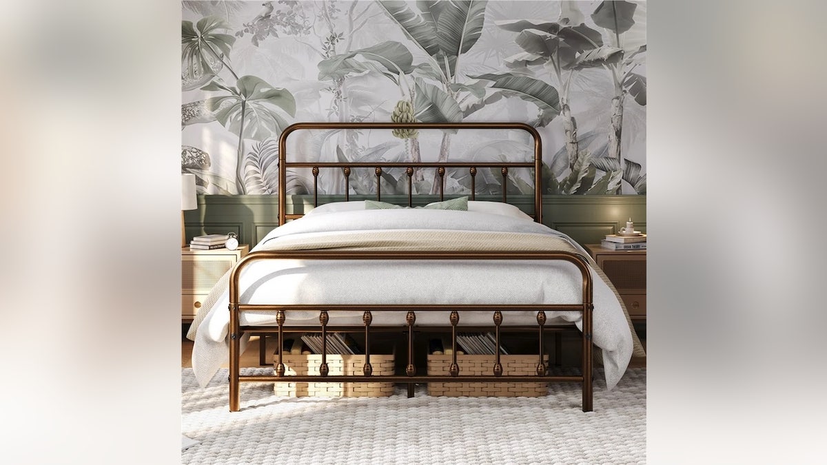 Add a sturdy bedframe to your room.