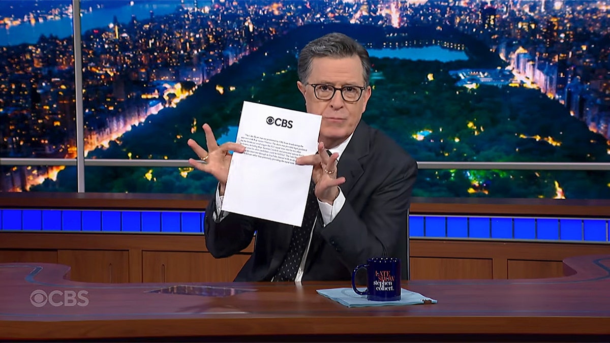 Colbert fires back at CBS statement denying it blocked Talarico interview Colbert fires back at CBS statement denying it blocked Talarico interview