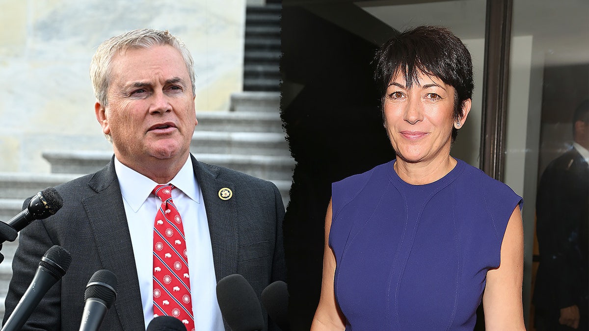 House Oversight Committee Chairman James Comer and Ghislaine Maxwell