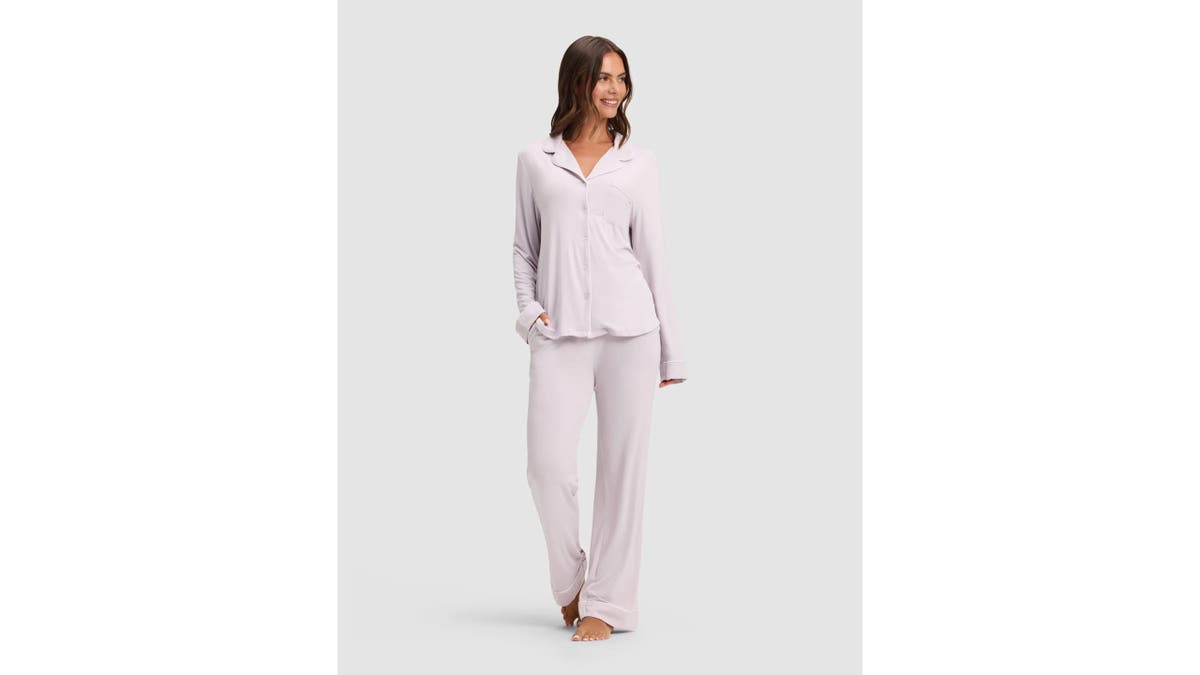 Lounge in the soft comfort of this PJ set.