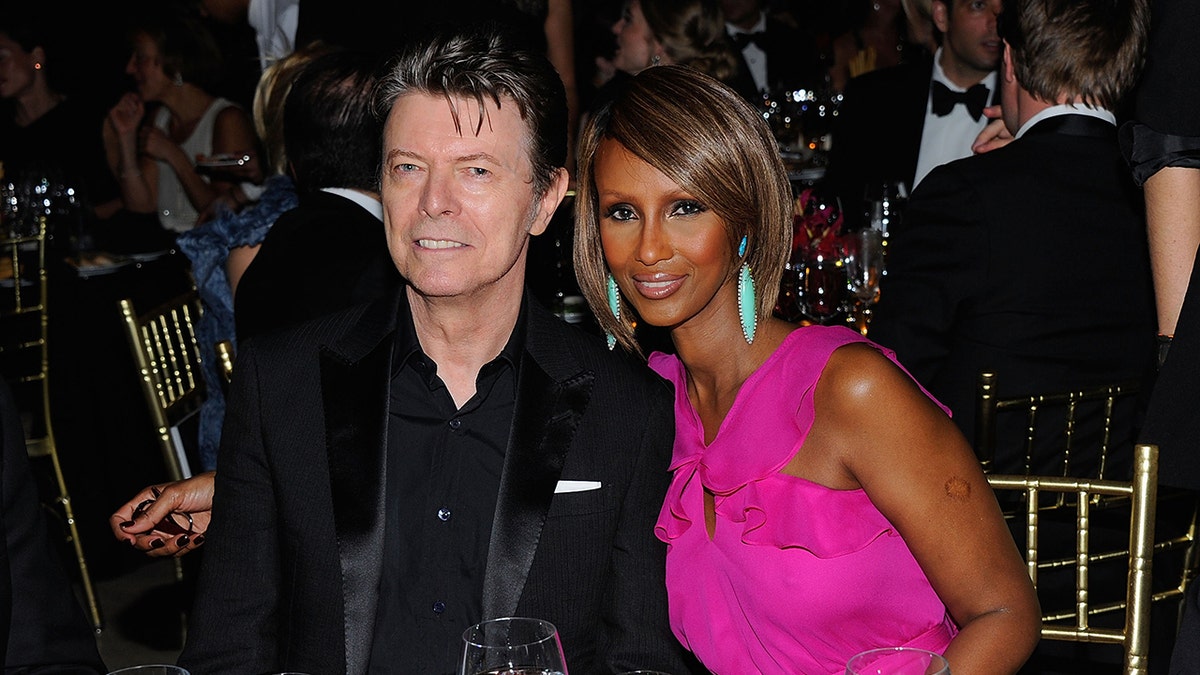 David Bowie and Iman in 2011