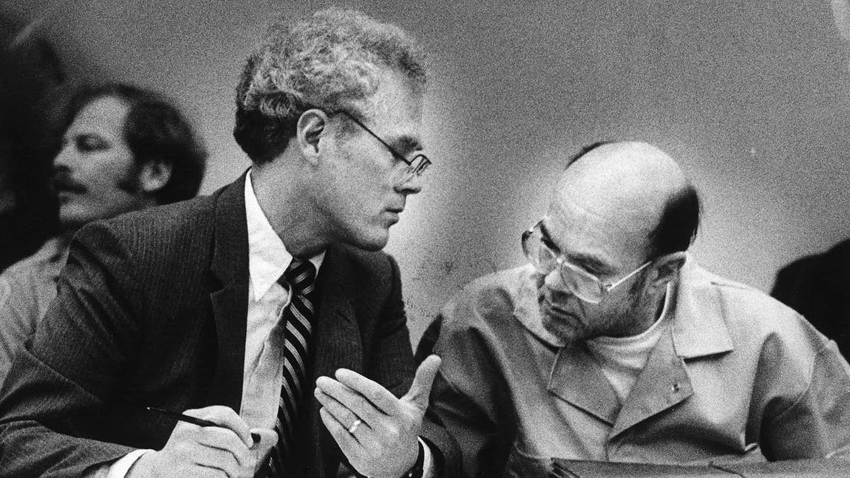 David Carpenter listening in court.