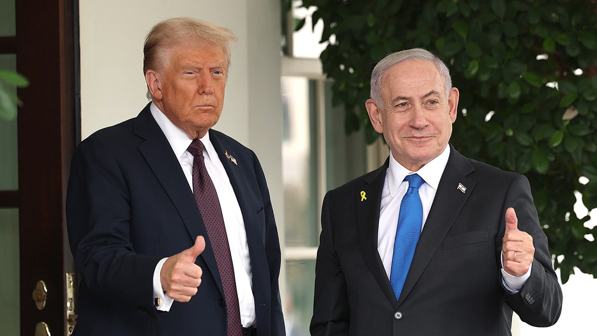 U.S. President Donald Trump and Israeli Prime Minister Benjamin Netanyahu