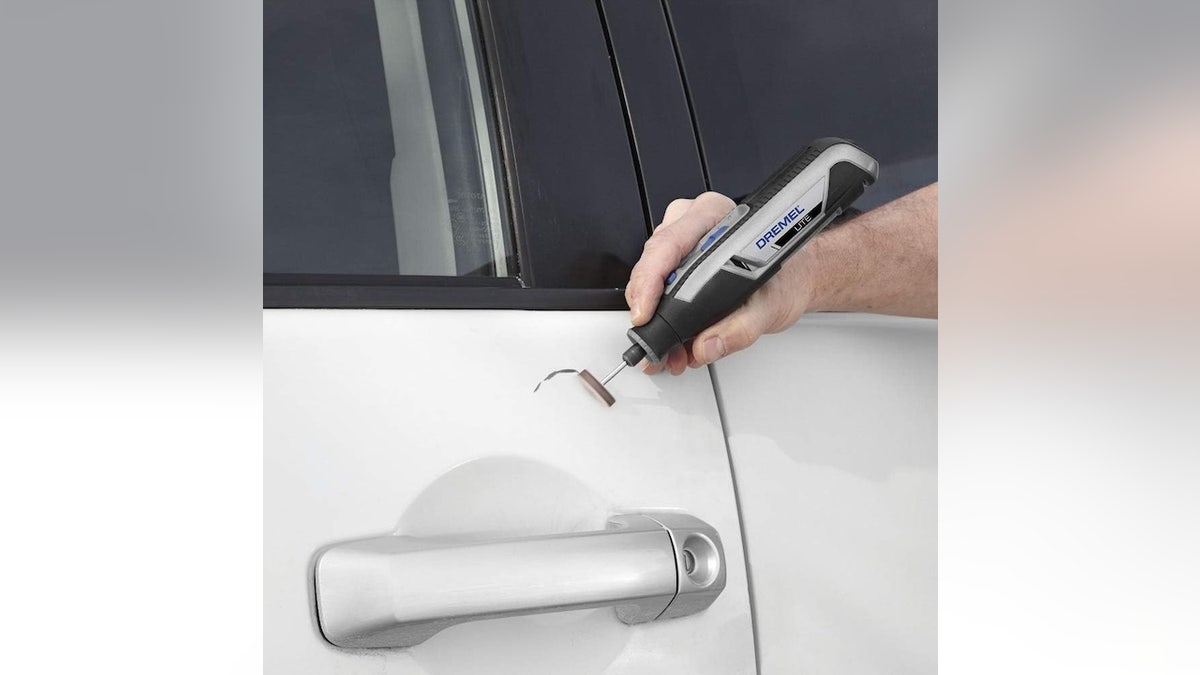 Do fine detailing work with a cordless Dremel.