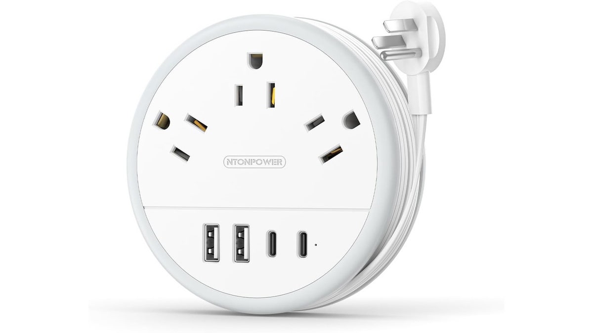 End the mess of unsightly cords with this power strip.