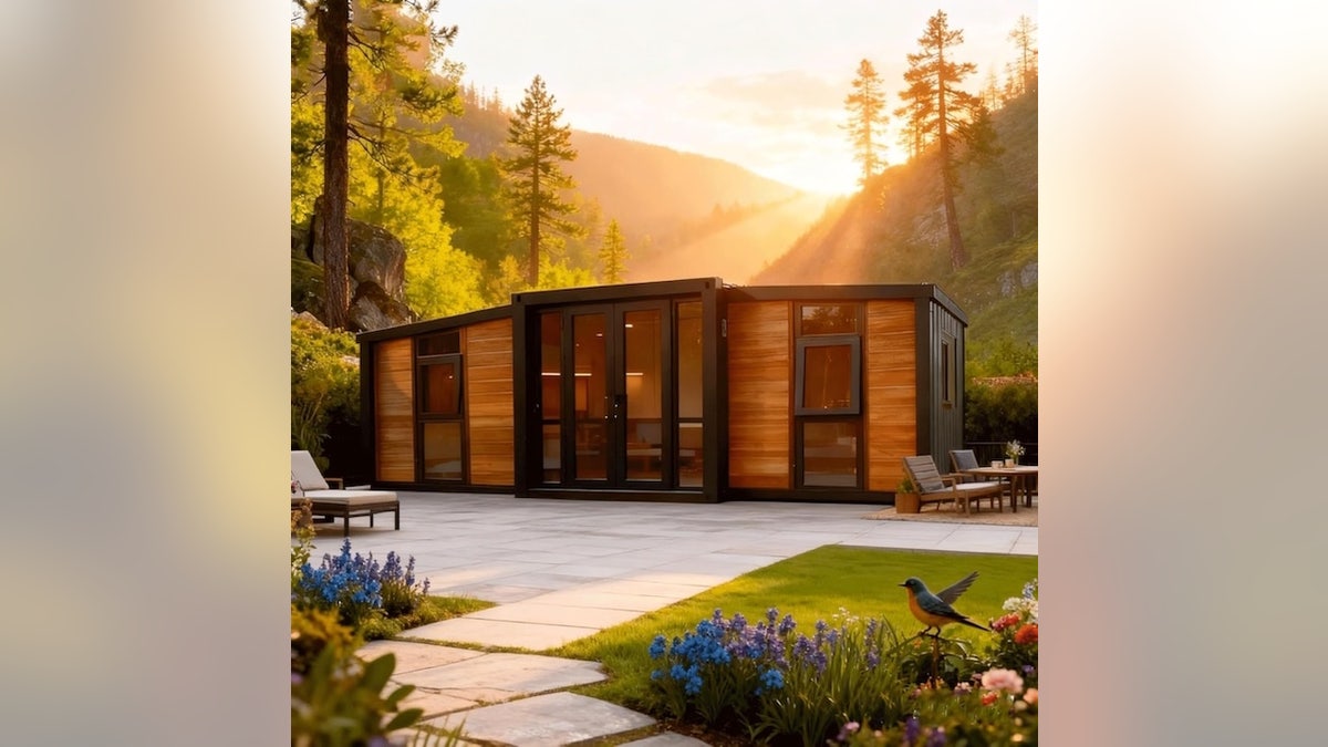 Large enough to be an Airbnb or studio apartment, this tiny home is easy to build.