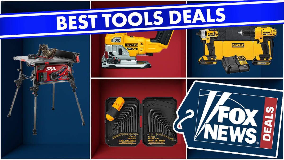 Load up your toolbox with everything from drills to hammers, air compressors and more.